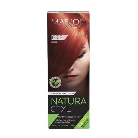 Farba do włosów Marion Natura Styl 675 Miedź