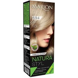Farba do włosów Marion Natura Styl 694 Popielaty Blond
