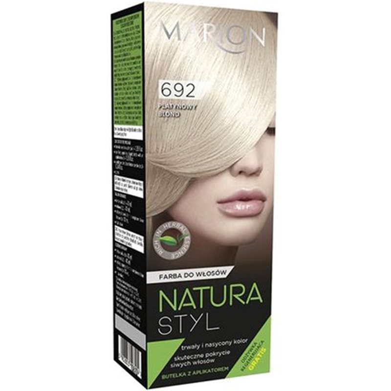 Farba do włosów Marion Natura Styl 692 Platynowy Blond Farba do włosów Marion Natura Styl 692 Platynowy Blond