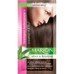 Marion szamponetka Średni Brąz 58 szampon koloryzujący 40ml