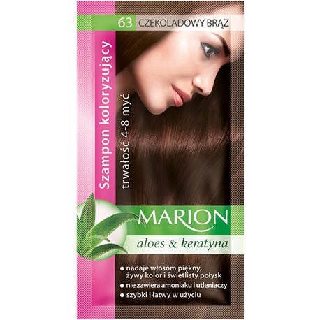 Marion szamponetka Czekoladowy Brąz 63 szampon koloryzujący 40ml