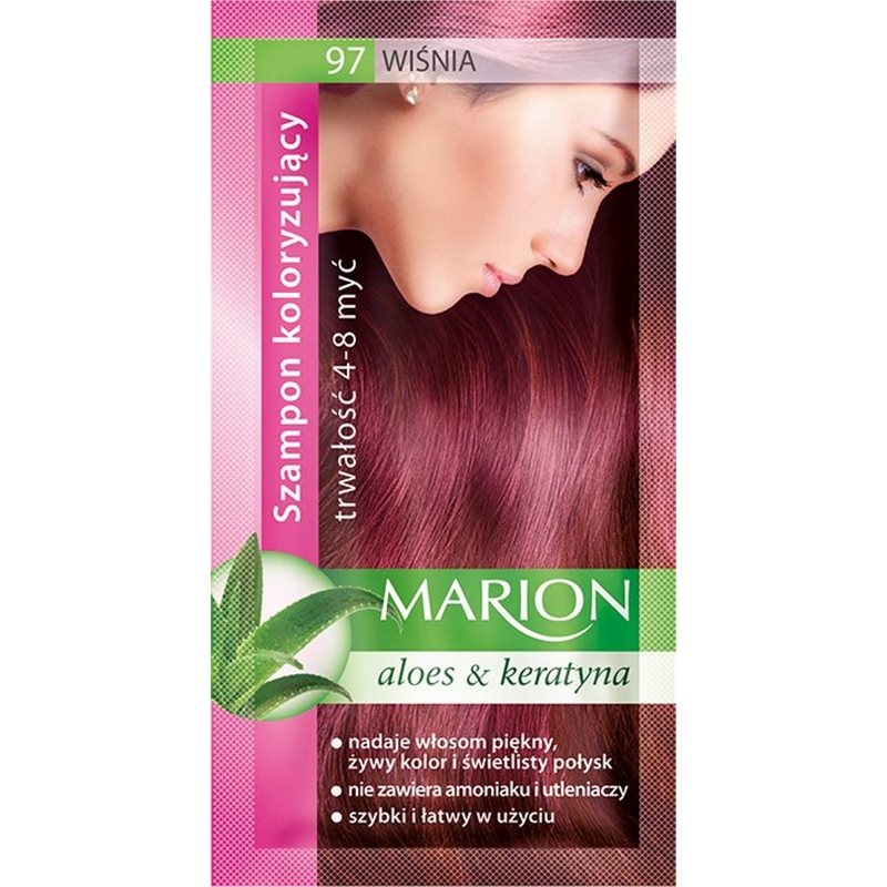 Marion szamponetka Wiśnia 97 szampon koloryzujący 40ml Marion szamponetka Wiśnia 97 szampon koloryzujący 40ml