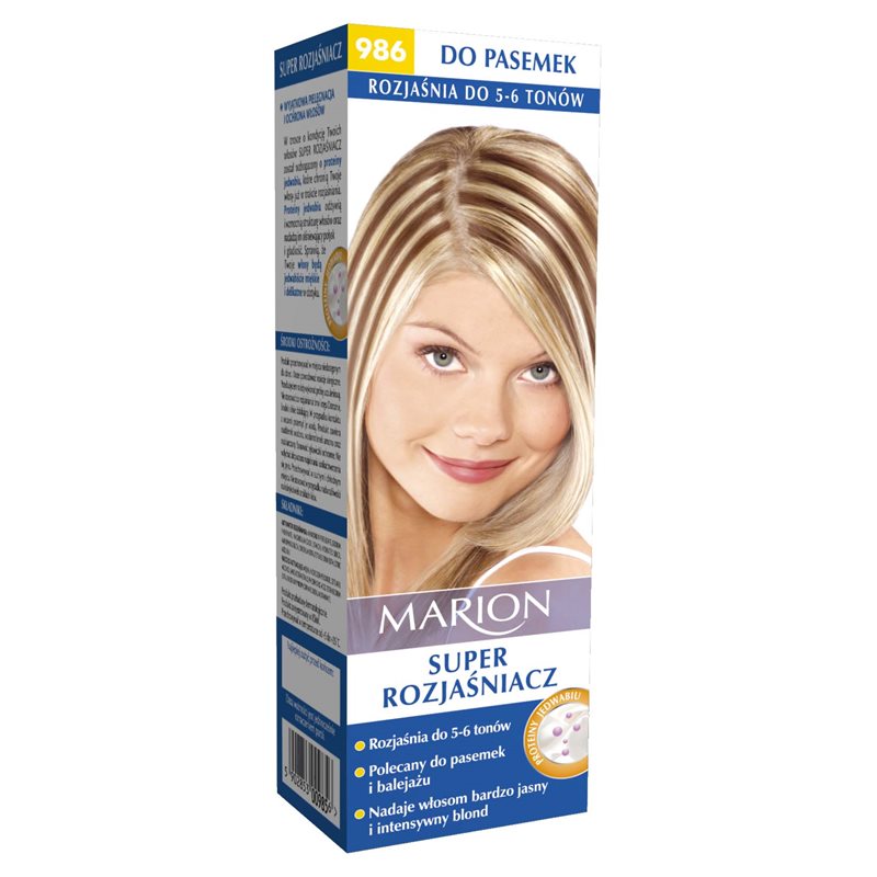 Marion Super Rozjaśniacz do pasemek 986 5-6 tonów