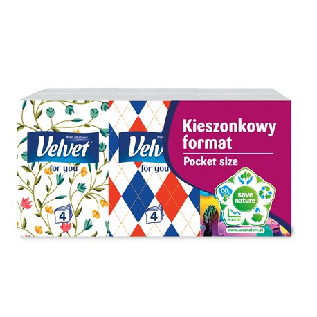 Velvet Chusteczki Higeniczne Minis 6x7 szt.