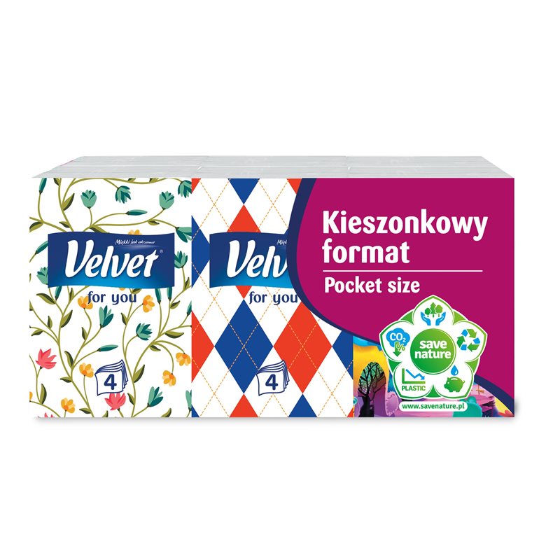 Velvet Chusteczki Higeniczne Minis 6x7 szt.