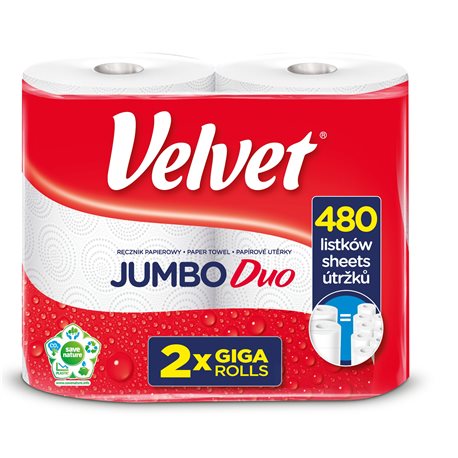 Velvet Jumbo Duo Ręcznik papierowy 2 rolki