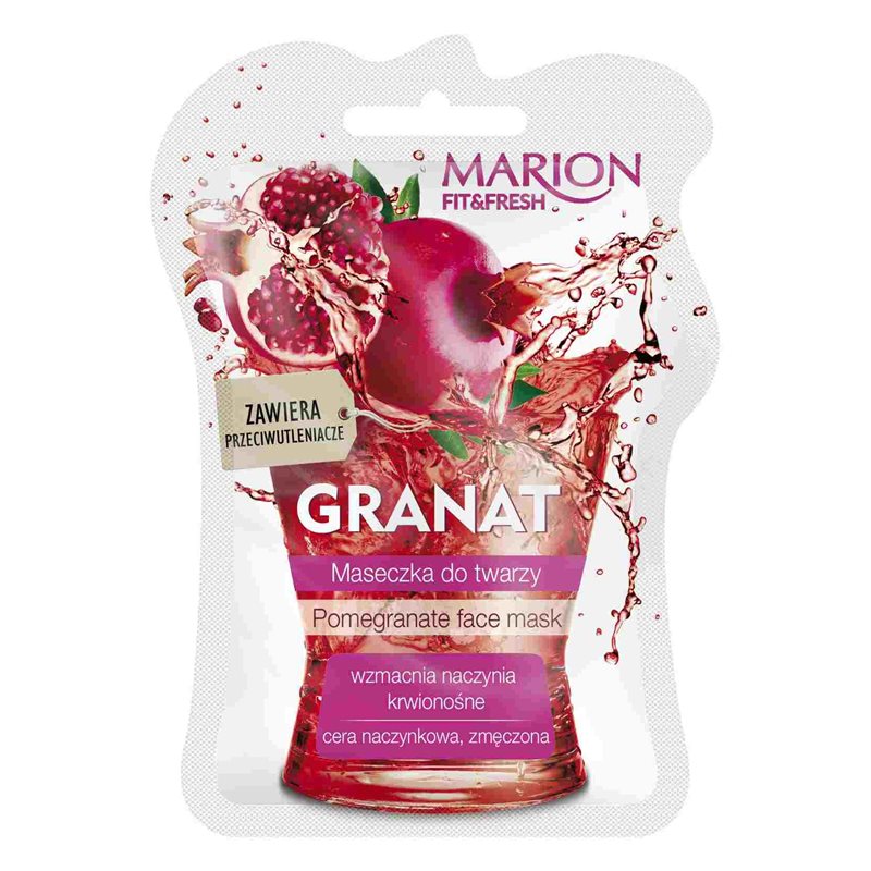 Marion Maseczka do Twarzy Granat Wzmocnienie Naczyń 7,7ml Marion Maseczka do Twarzy Granat Wzmocnienie Naczyń 7,7ml