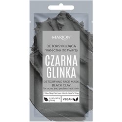 Marion Detoksykująca maseczka do twarzy Czarna Glinka 8 g