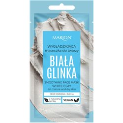 Marion Wygładzająca maseczka do twarzy Biała Glinka 8g