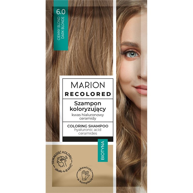 Marion szamponetka koloryzująca ciemny blond 6.0 35ml Marion szamponetka koloryzująca ciemny blond 6.0 35ml