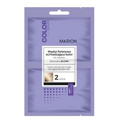Marion Color Esperto maska fioletowa do włosów ochładzająca kolor blond saszetka