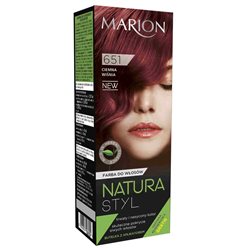 Marion Natural farba do włosów 651 Ciemna Wiśnia