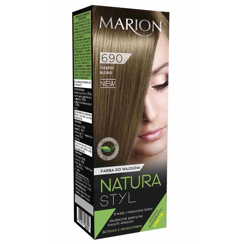 Farba do włosów Marion Natura Styl 690 Ciemny Blond
