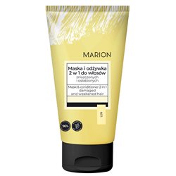 Marion maska i odżwywka do włosów 2w1 znisczonych i osłabionych Len 150ml