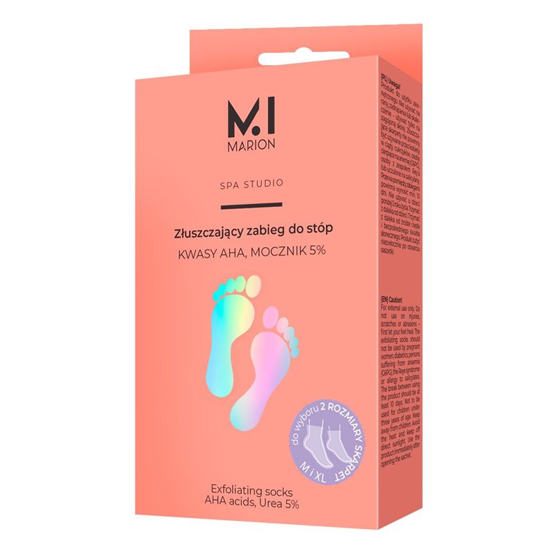Marion Spa Złuszczający Zabieg do Stóp 20ml (skarpetki)
Marion Spa Złuszczający Zabieg do Stóp 20ml (skarpetki)