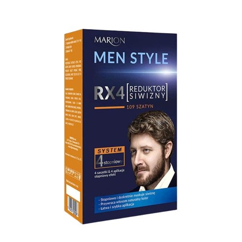 Marion Men 4 stopniowy reduktor siwizny 109 szatyn Marion Men 4 stopniowy reduktor siwizny 109 szatyn