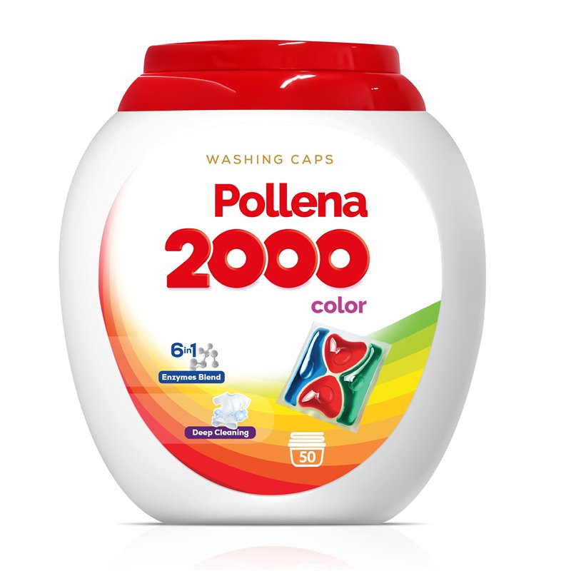 POLLENA 2000 Kapsułki do prania 50 szt. Kolor POLLENA 2000 Kapsułki do prania 50 szt. Kolor