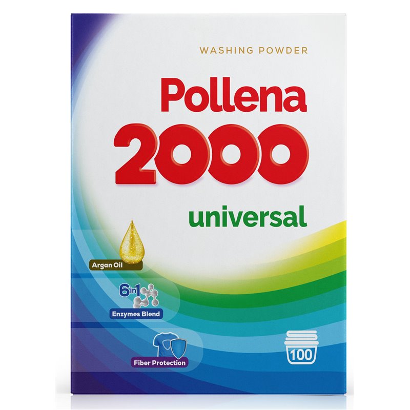 POLLENA 2000 Proszek do prania 5,5kg 100 prań Uniwersalny POLLENA 2000 Proszek do prania 5,5kg 100 prań Uniwersalny