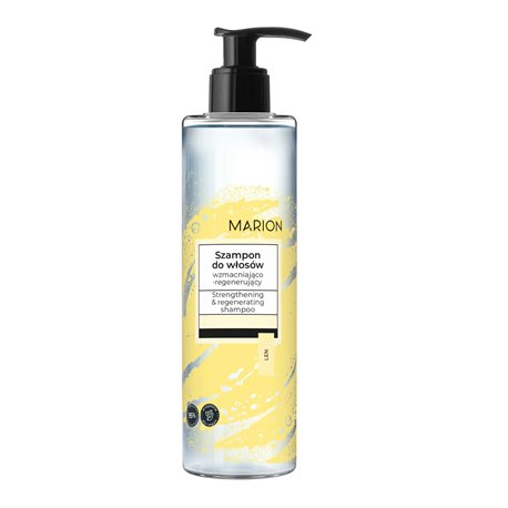 Marion szampon do włosów wzmacniająco - regenerujący len 300ml