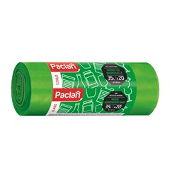 Paclan worki segregacja szkło zielone 35l 20szt