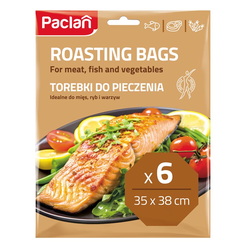 Paclan torebki do pieczenia 35x38cm 6szt Paclan torebki do pieczenia 35x38cm 6szt