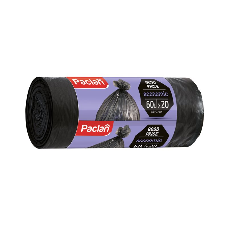 Paclan Economic worki na śmieci 60l 20sztuk