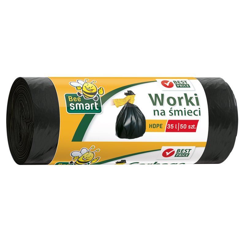 Bee Smart worki na śmieci LDPE 35l 50 szt