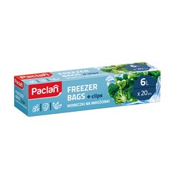 Paclan woreczki na mrożonki 6l 20szt