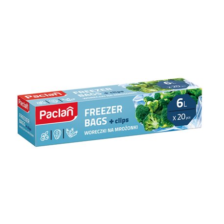 Paclan woreczki na mrożonki 6l 20szt