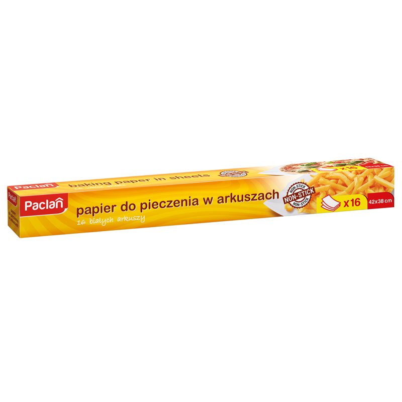 Paclan papier do pieczenia w arkuszach 42x38cm 16szt Paclan papier do pieczenia w arkuszach 42x38cm 16szt