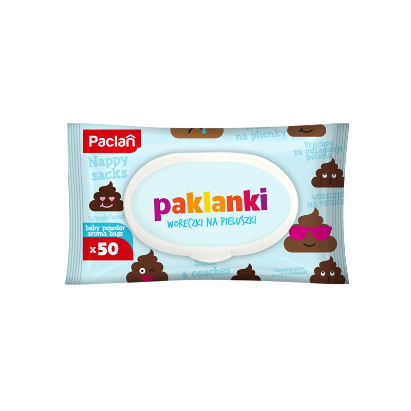 Paclan Paklanki Worki na pieluszki 50 sztuk