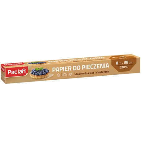 Papier do pieczenia Paclan 8 m x 38 cm