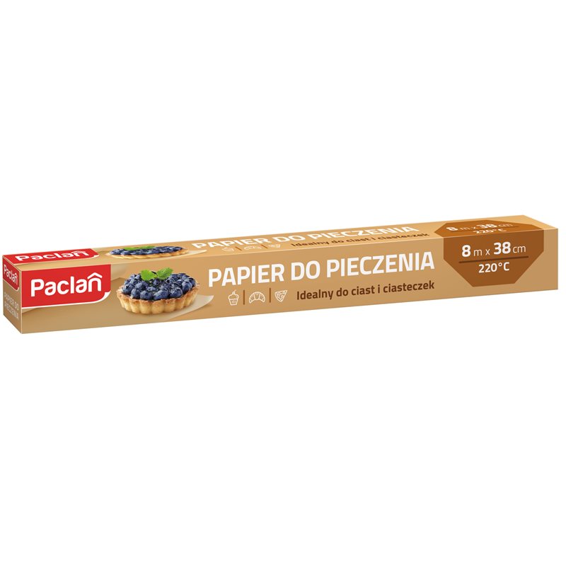 Papier do pieczenia Paclan 8 m x 38 cm