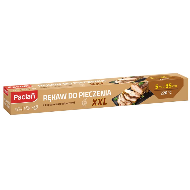 Paclan Rękaw do pieczenia XXL 5 m x 35 cm Paclan Rękaw do pieczenia XXL 5 m x 35 cm
