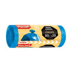 Paclan Worki na śmieci Classic z uszami 80l 20szt