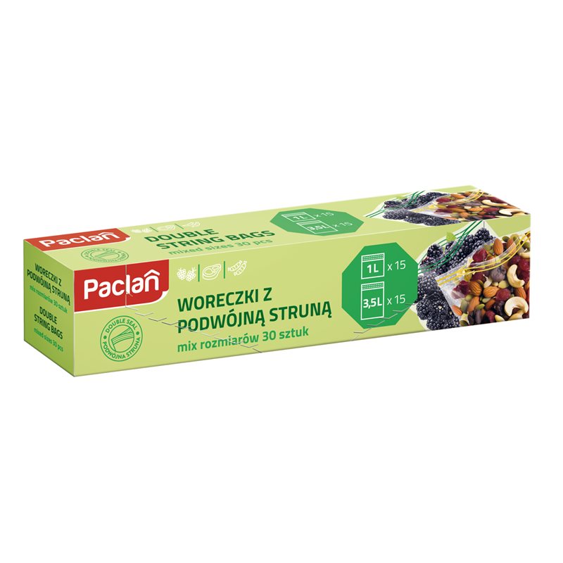 Cedo Paclan woreczki strunowe 1L-15 sztuk i 2,5L-15 sztuk Cedo Paclan woreczki strunowe 1L-15 sztuk i 2,5L-15 sztuk