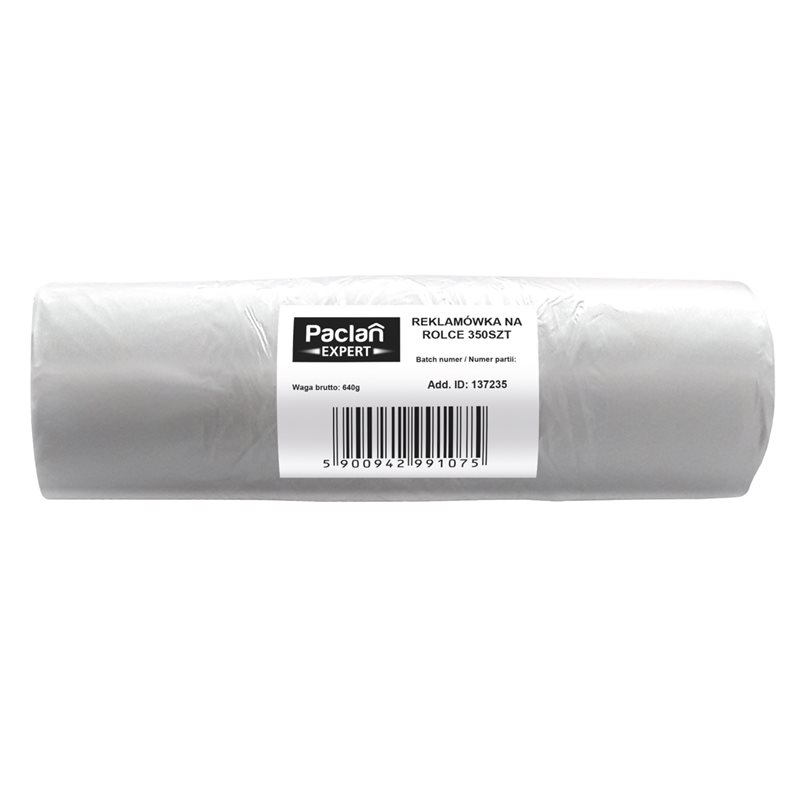 Paclan Expert reklamówka na rolce 350szt 8mic Paclan Expert reklamówka na rolce 350szt 8mic