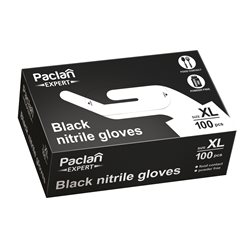 Cedo Paclan Expert rękawice nitrylowe XL czarne 100 sztuk