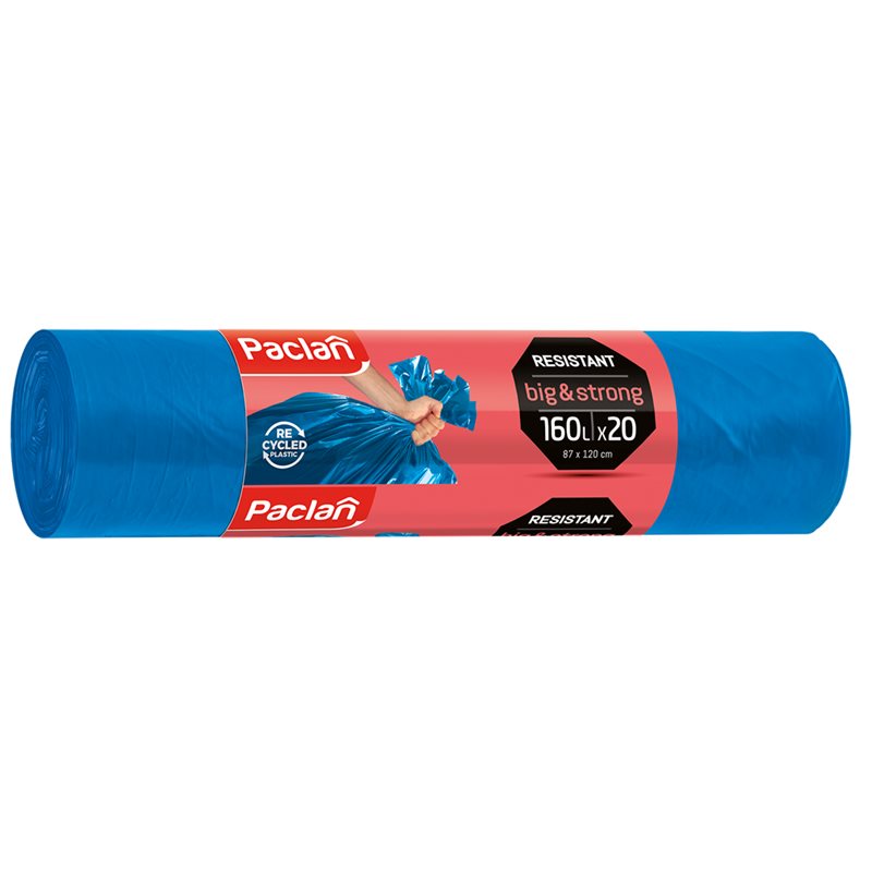 Paclan worki na śmieci Big&Strong 160L 20szt Paclan worki na śmieci Big&Strong 160L 20szt