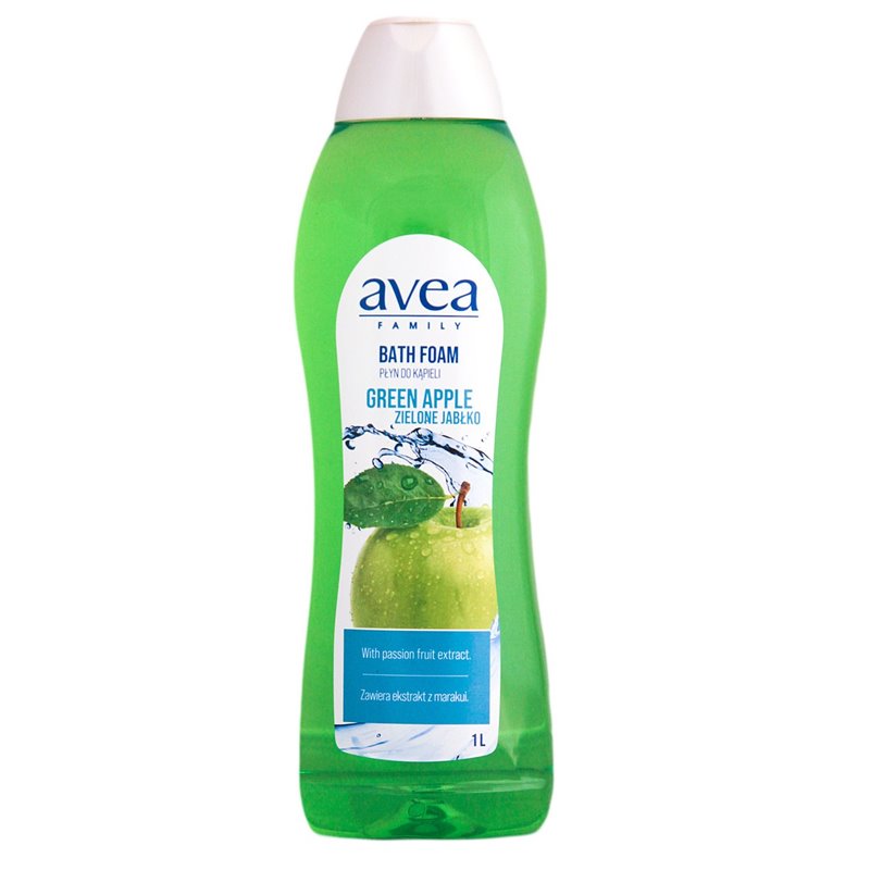 Avea płyn do kąpieli zielone jabłko 1L Avea płyn do kąpieli zielone jabłko 1L