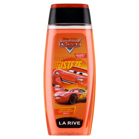 La Rive Lightning Mcqueen Szampon i płyn do kąpieli 2w1 dla dzieci powyżej 3. roku życia 250 ml