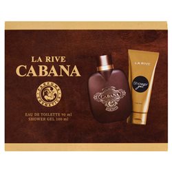 La Rive Men Zestaw Woda toaletowa + Żel pod prysznic Cabana