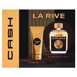 La Rive Men Zestaw Woda toaletowa + Żel pod prysznic Cash