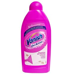 Vanish Oxi Action Szampon 2w1 do prania dywanów w wiodących odkurzaczach piorących 500ml