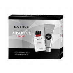 La Rive Zestaw Men Absolute Sport  (Woda Toaletowa + Żel pod prysznic)