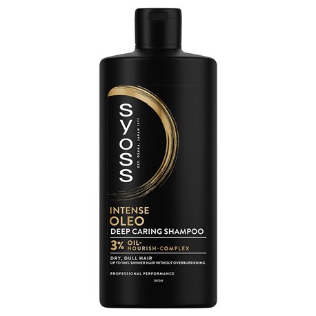 Syoss Oleo Intense Szampon do włosów suchych lub matowych 440 ml