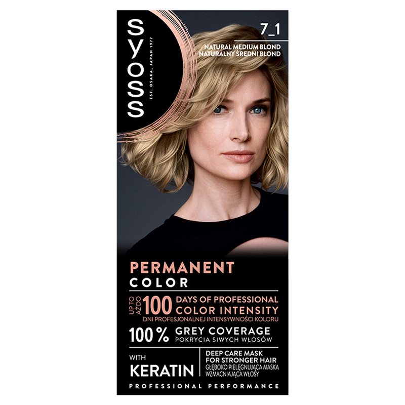Syoss Farba do włosów Naturalny średni blond 7-1