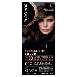 Syoss SalonPlex Farba do włosów Średni Brąz 4-1