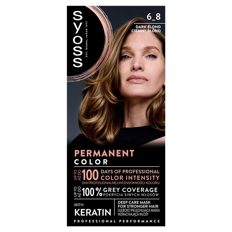 Syoss SalonPlex Farba do włosów Ciemny Blond 6-8