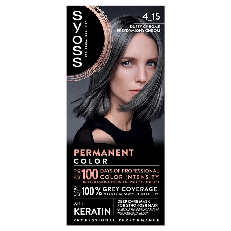 Syoss Farba do włosów przydymiony chrom 4-15